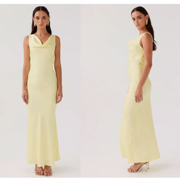 Peppermayo Be Mine Maxi Gown - Yellow / Canary 6 - Picture 2 of 5